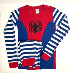 Marvel Spider-Man Organic Cotton Long-Sleeve Pajamas Hanna Andersson Size 10